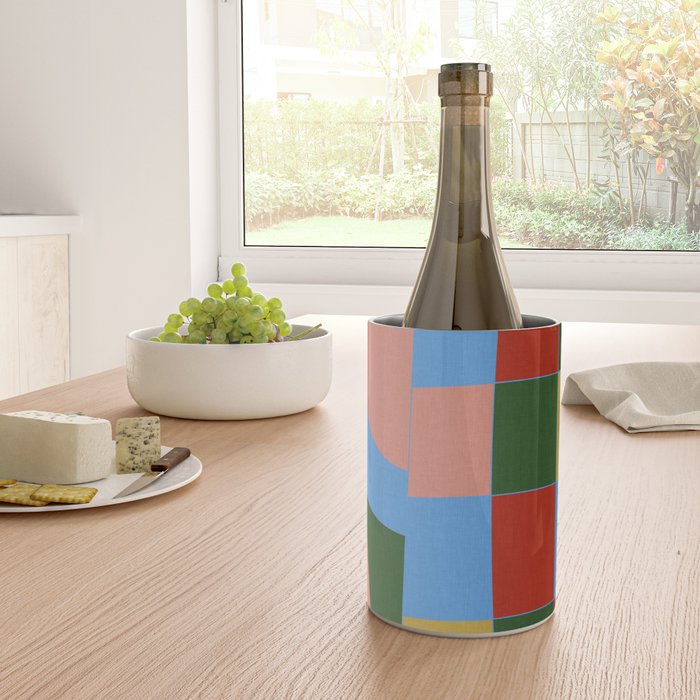 abstract retro vivid fall 4 Wine Chiller Gallery Image 4