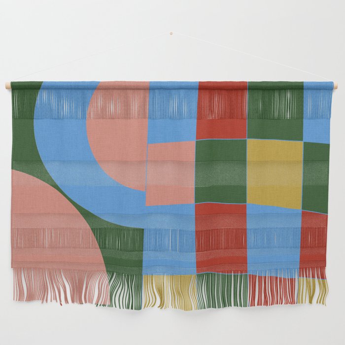 abstract retro vivid fall 4 Wall Hanging Gallery Image 1