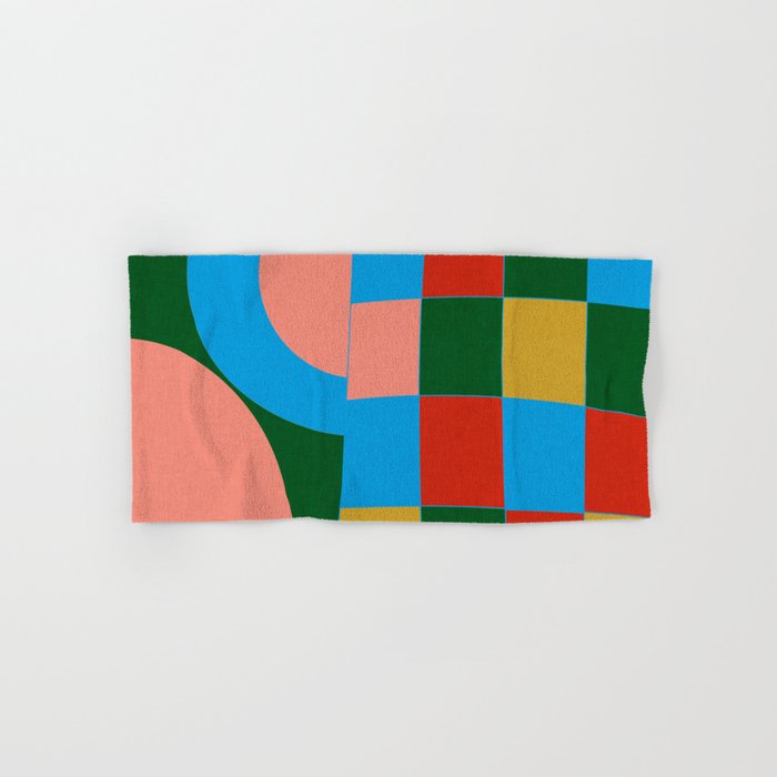 abstract retro vivid fall 4 Bath Towel Gallery Image 1