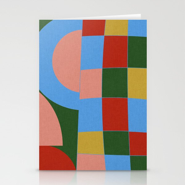 abstract retro vivid fall 4 Stationery Card Gallery Image 2