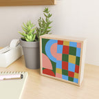 abstract retro vivid fall 4 Mini Art Print Gallery Image 2