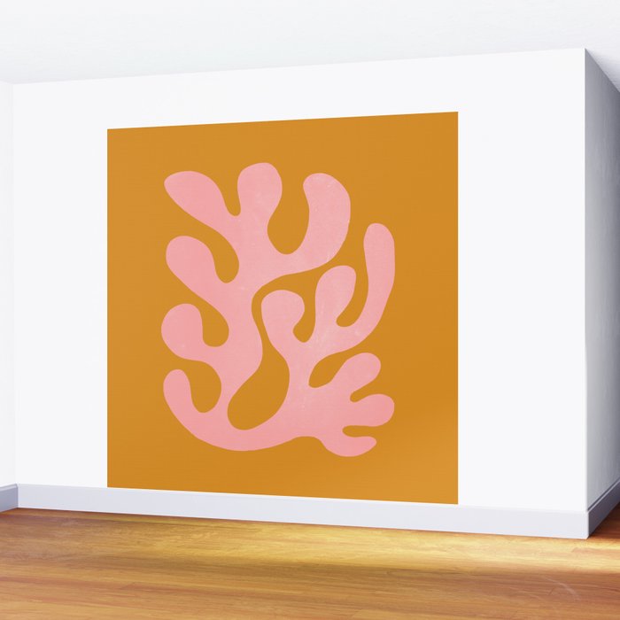 Lilac & Sundown: Matisse Paper Cutouts 03 Wall Mural Gallery Image 2