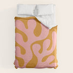 Lilac & Sundown: Matisse Paper Cutouts 03 Duvet Cover Gallery Image 6