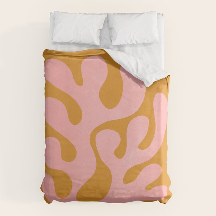 Lilac & Sundown: Matisse Paper Cutouts 03 Duvet Cover Gallery Image 1