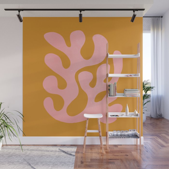 Lilac & Sundown: Matisse Paper Cutouts 03 Wall Mural Gallery Image 1