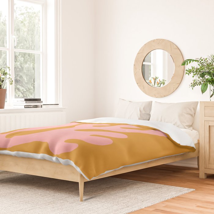 Lilac & Sundown: Matisse Paper Cutouts 03 Duvet Cover Gallery Image 2