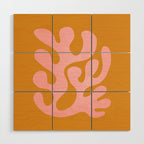 Lilac & Sundown: Matisse Paper Cutouts 03 Wood Wall Art Gallery Image 1