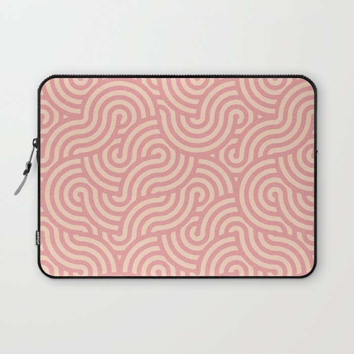 SWIRL Bubblegum and Almond Laptop Sleeve Gallery Image 1
