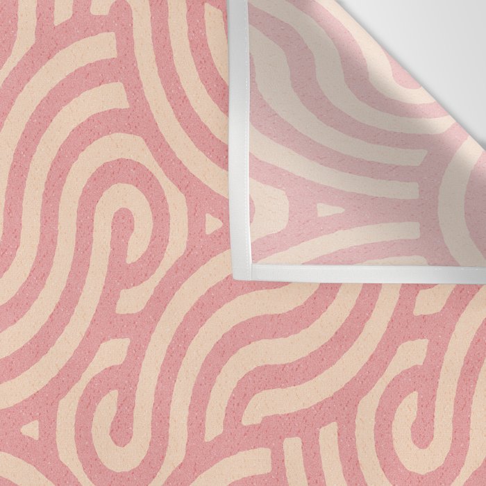SWIRL Bubblegum and Almond Wall Tapestry Gallery Image 3