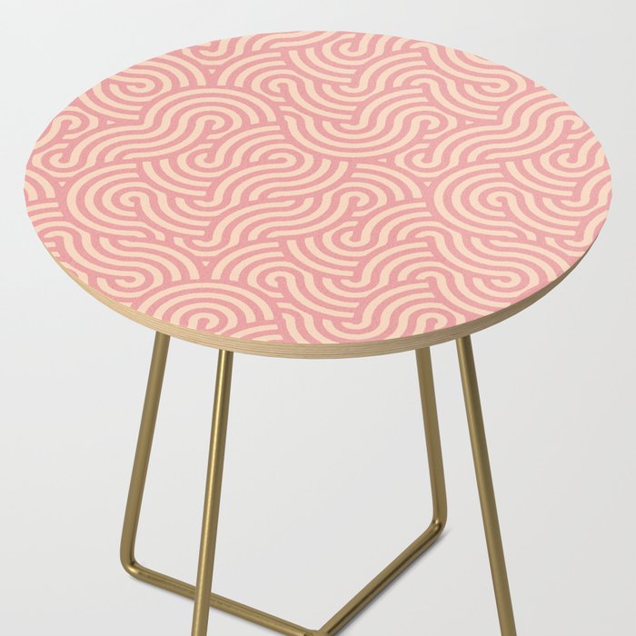 SWIRL Bubblegum and Almond Side Table Gallery Image 2