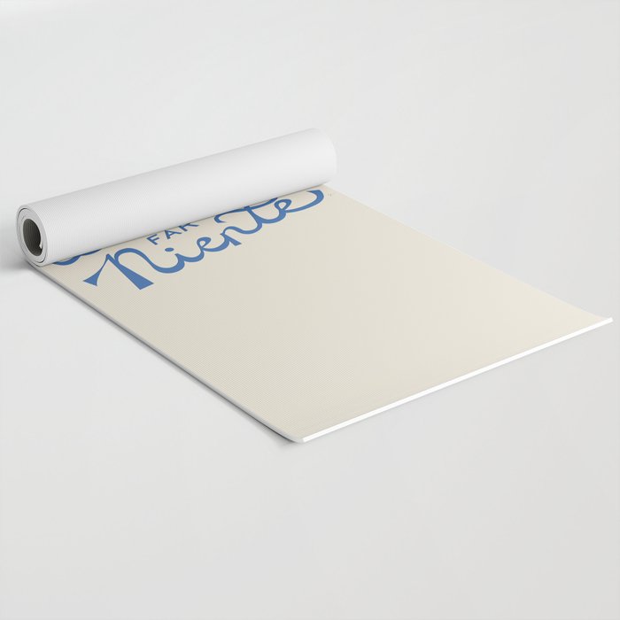 Il dolce far niente Italian - The sweetness of doing nothing Hand Lettering Yoga Mat Gallery Image 2