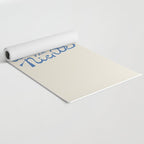 Il dolce far niente Italian - The sweetness of doing nothing Hand Lettering Yoga Mat Gallery Image 2