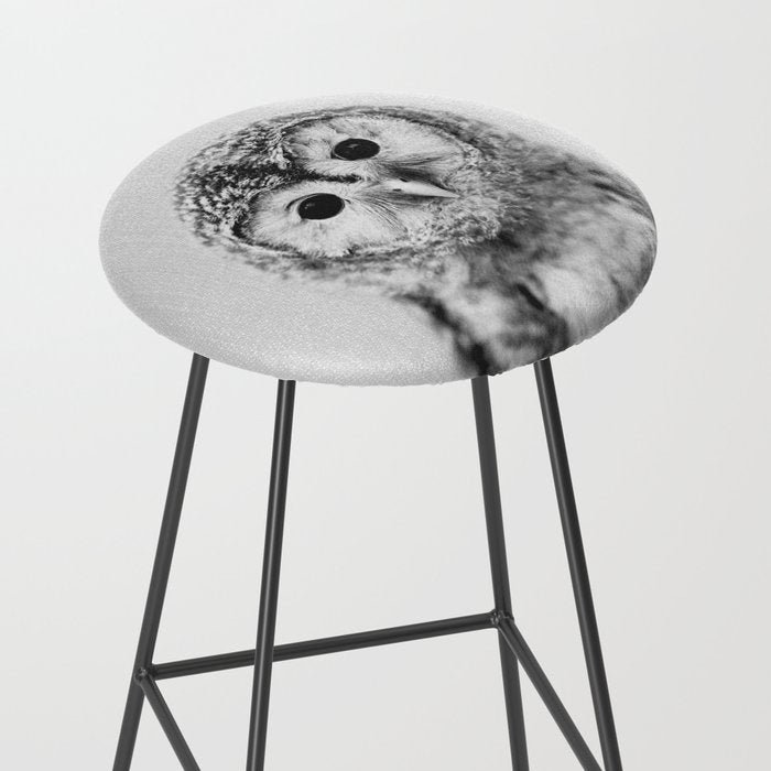 Baby Owl - Black & White Stool Gallery Image 2