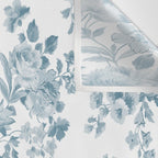 Vintage blue white bohemian elegant floral Wall Tapestry Gallery Image 3