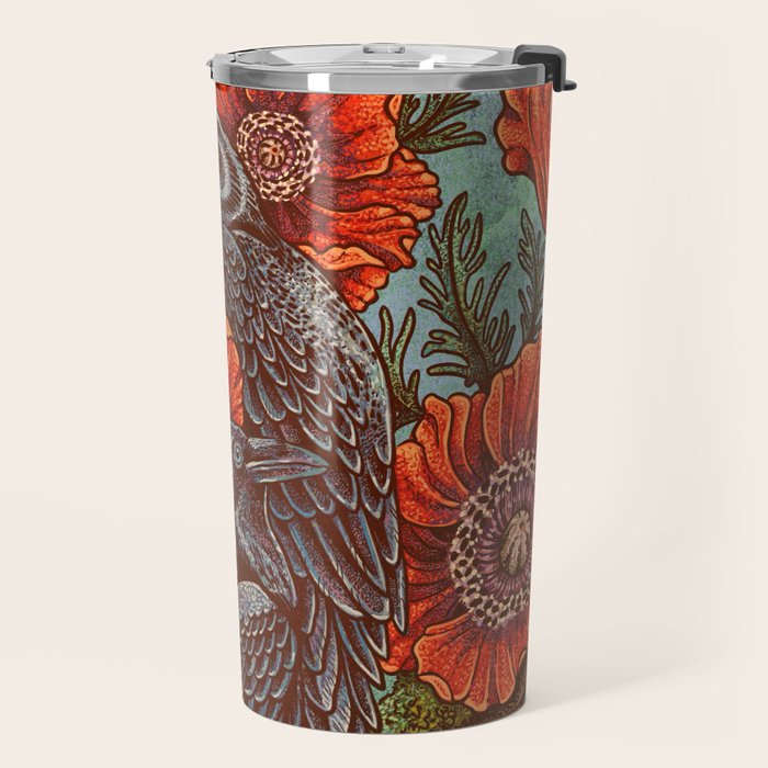 Huginn And Muninn in Odainsackr Travel Mug Gallery Image 2
