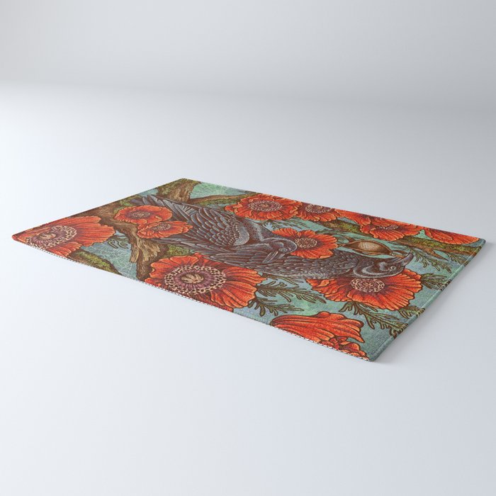 Huginn And Muninn in Odainsackr Rug Gallery Image 3