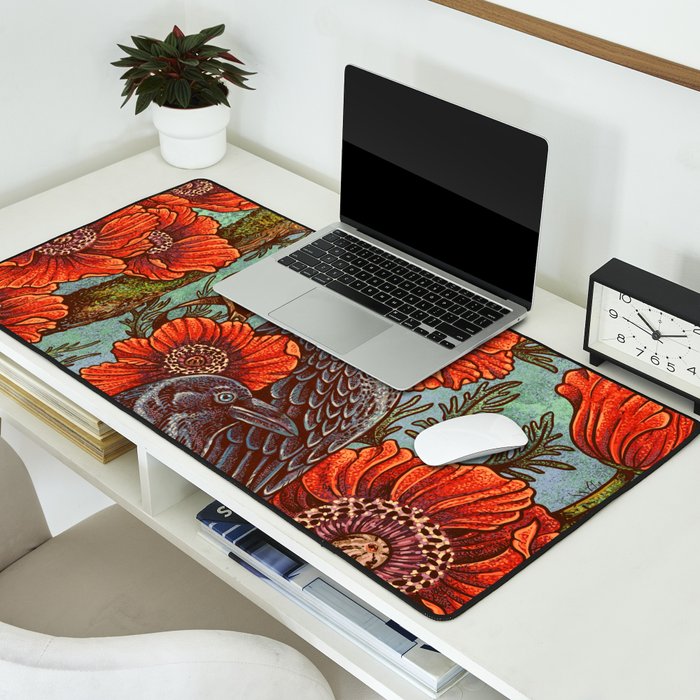 Huginn And Muninn in Odainsackr Desk Mat Gallery Image 2