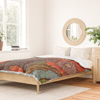 Huginn And Muninn in Odainsackr Duvet Cover Gallery Image 2