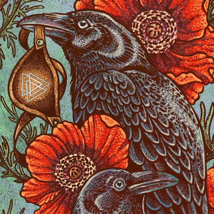 Huginn And Muninn in Odainsackr Coffee Mug Gallery Image 2