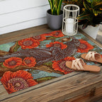 Huginn And Muninn in Odainsackr Outdoor Rug Gallery Image 2