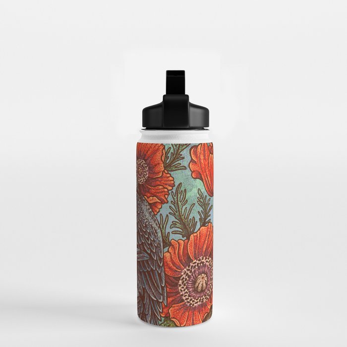 Huginn And Muninn in Odainsackr Water Bottle Gallery Image 2