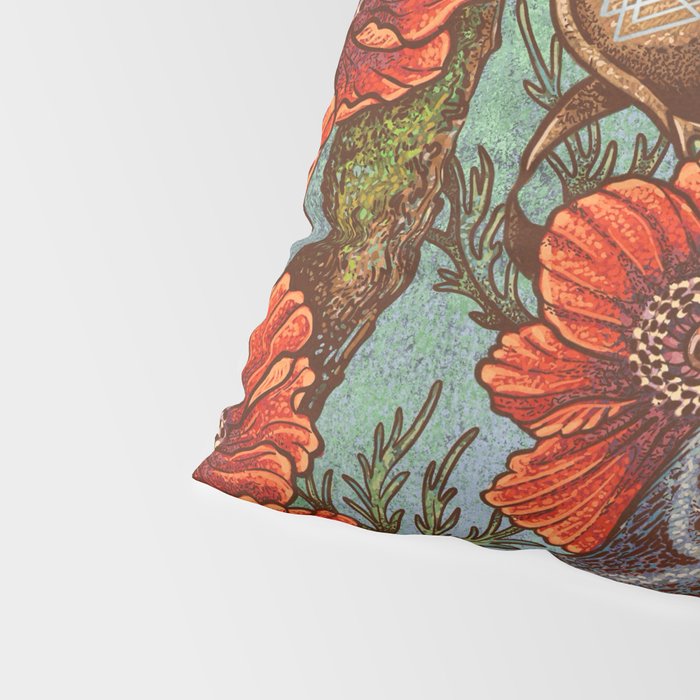 Huginn And Muninn in Odainsackr Pillow Sham Gallery Image 4