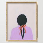braids & a bow Serving Tray Gallery Image 1
