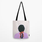 braids & a bow Tote Bag Gallery Image 2
