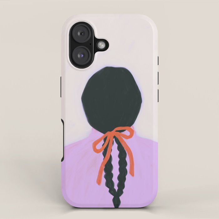 braids & a bow iPhone Case Gallery Image 1