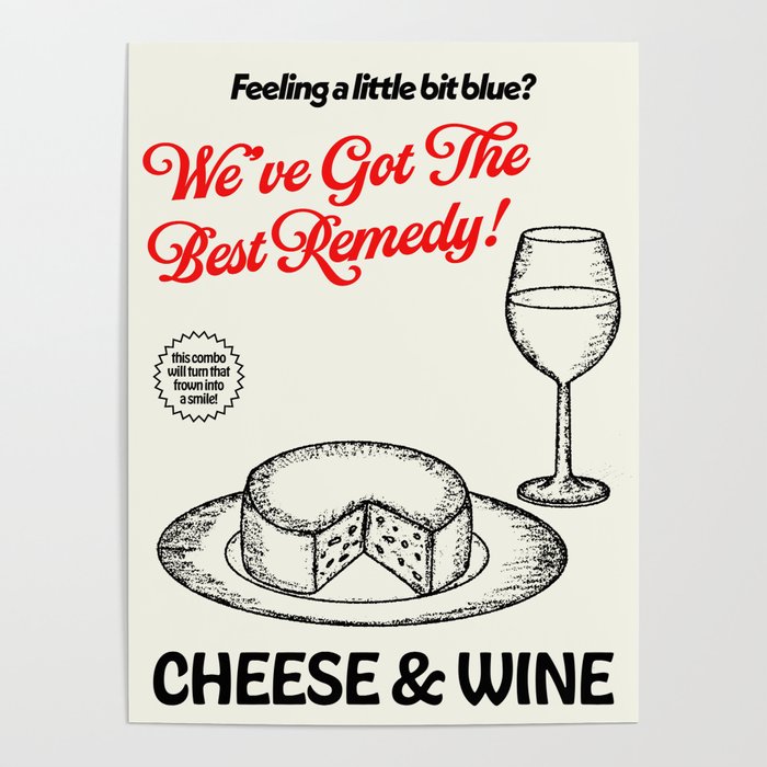 Cheese & Wine Poster Gallery Image 1