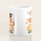 Bird's Book Stack Coffee Mug Gallery Image 4