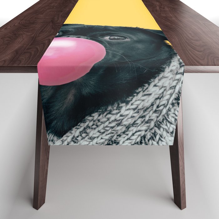 Pug Life: Pop Animals Table Runner Gallery Image 1
