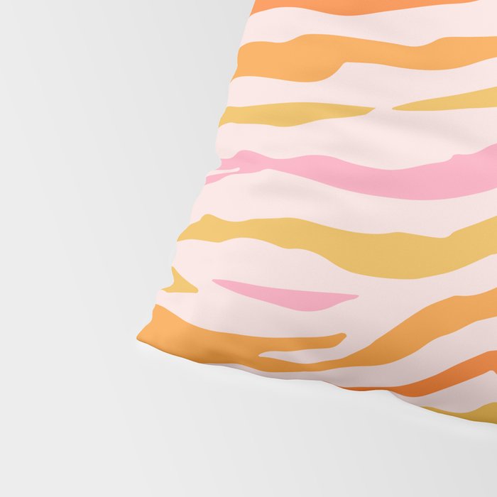 Tiger: PATTERN 07 | The Peach Edition Pillow Sham Gallery Image 4
