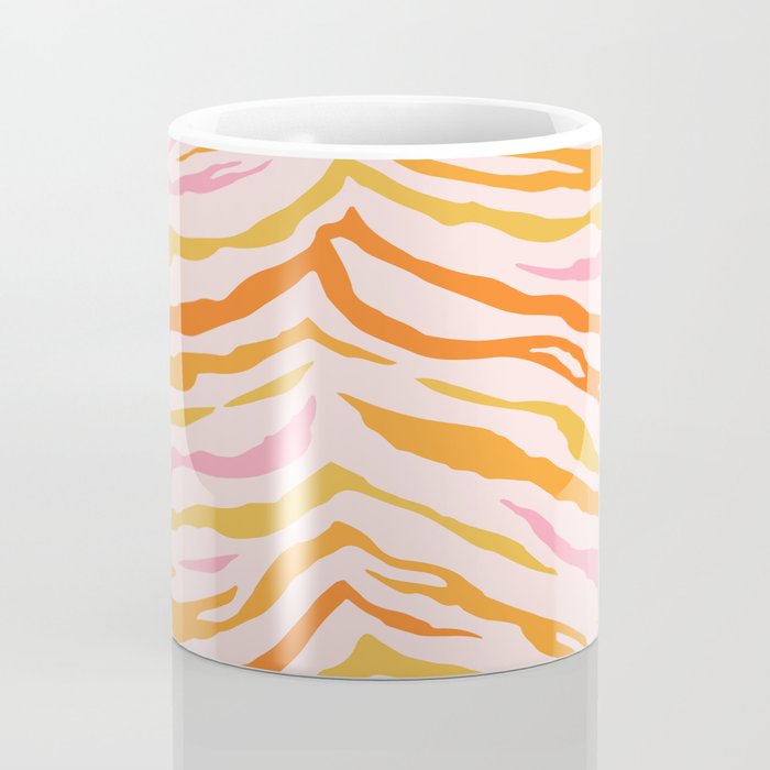 Tiger: PATTERN 07 | The Peach Edition Coffee Mug Gallery Image 4