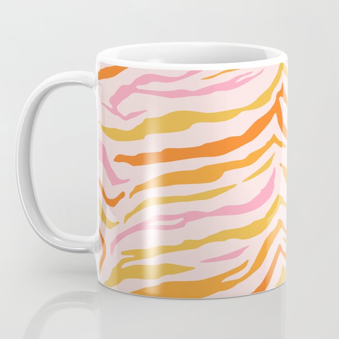 Tiger: PATTERN 07 | The Peach Edition Coffee Mug Gallery Image 3