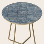 Jean Pockets - medium denim blue Side Table Gallery Image 2