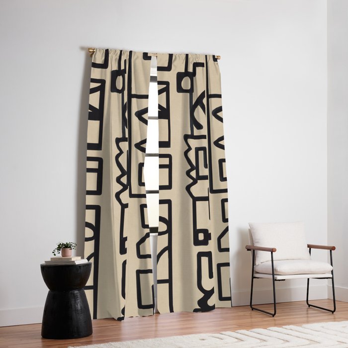 Abstract Line Movement 09 Window Curtain Gallery Image 2