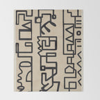 Abstract Line Movement 09 Throw Blanket Gallery Image 2