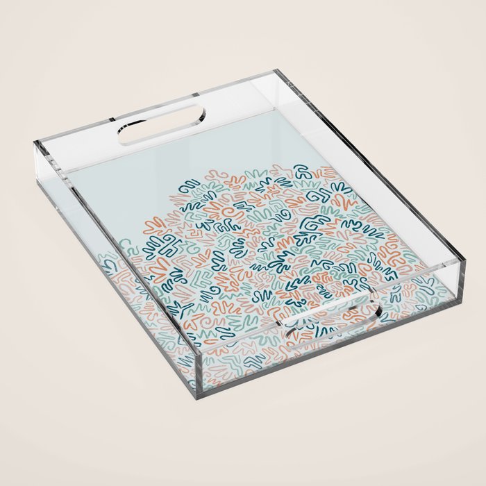Coral Reef Acrylic Tray Gallery Image 1
