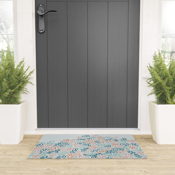 Coral Reef Welcome Mat Gallery Image 3