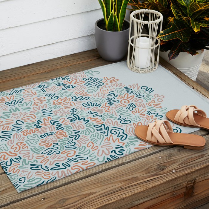 Coral Reef Outdoor Rug Gallery Image 2