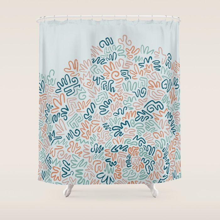 Coral Reef Shower Curtain Gallery Image 1