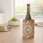 Aubusson 19th Century French Floral Rug Print Wine Chiller Gallery Image 4