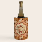 Aubusson 19th Century French Floral Rug Print Wine Chiller Gallery Image 1