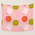 Christmas Disco Ball Print Wall Tapestry Gallery Image 4