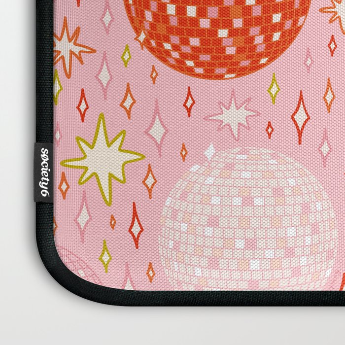 Christmas Disco Ball Print Laptop Sleeve Gallery Image 3
