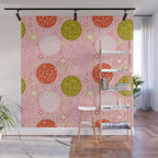 Christmas Disco Ball Print Wall Mural Gallery Image 1