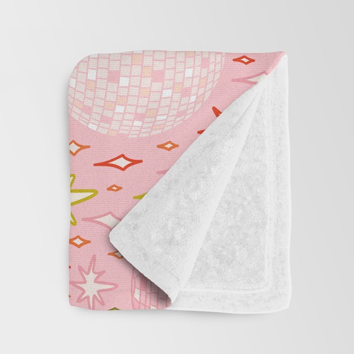 Christmas Disco Ball Print Throw Blanket Gallery Image 3