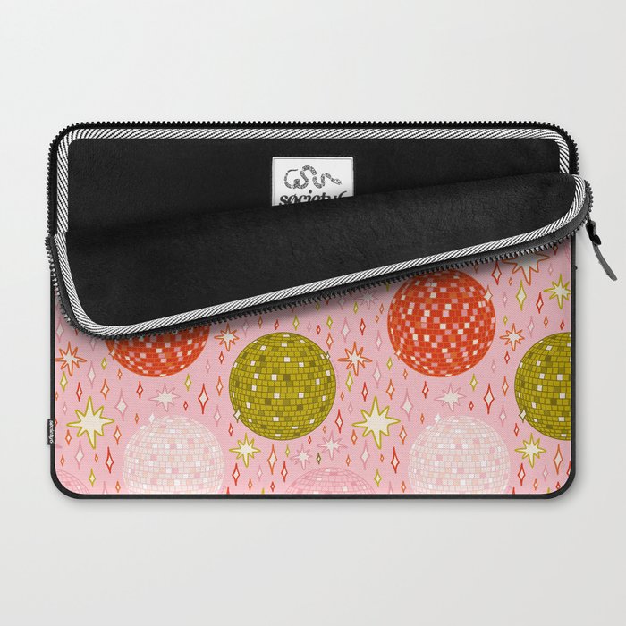 Christmas Disco Ball Print Laptop Sleeve Gallery Image 2