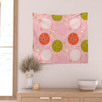 Christmas Disco Ball Print Wall Tapestry Gallery Image 2